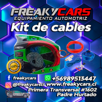 Kit de cables 8G *4G *0G con instalación