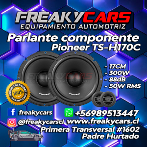 Parlante componente Pioneer TS-H170C